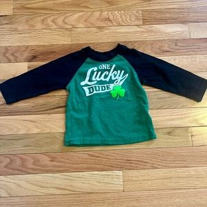 12 month St Patrick’s Day shirt